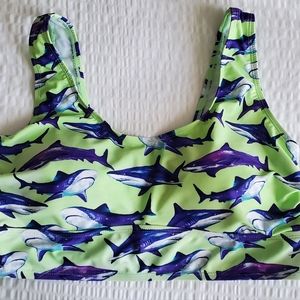 TORRID SHARK SWIM TOP